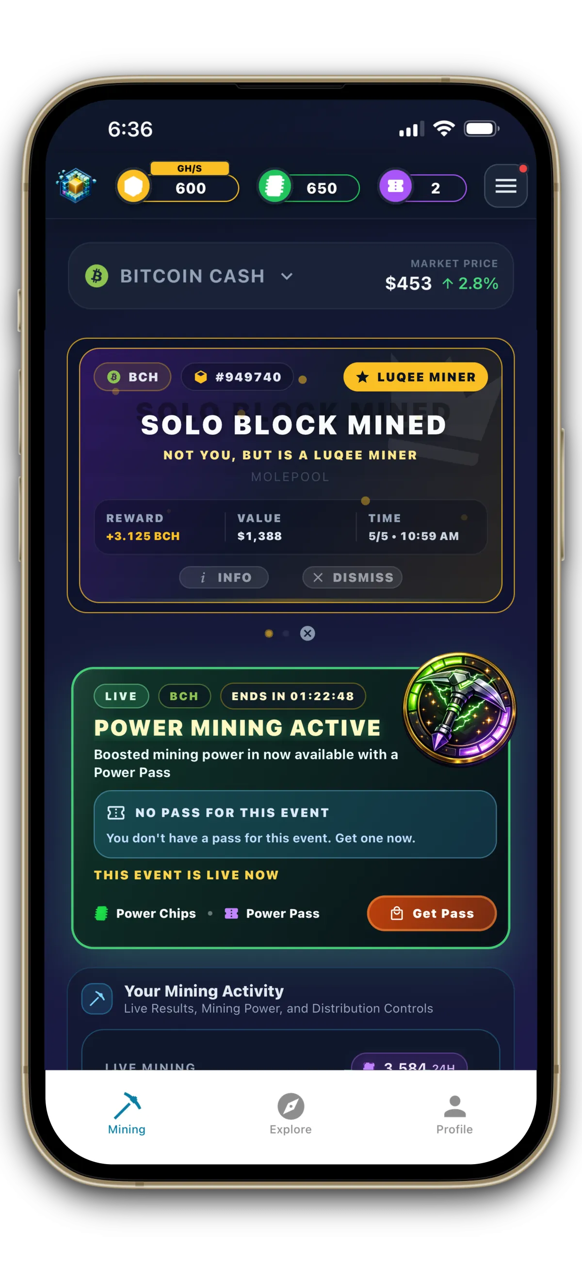 LuqEE solo block found
